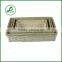 retangular decorative bamboo basket