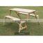 Outsunny 2 in 1 Outdoor Wooden Convertible Garden Bench Chair Picnic Table