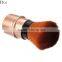 High Quality Retractable Brush Bling Metal Tube Retractable Makeup Powder Brush