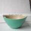 Made in Vietnam spun bamboo bowl for mixing salad, kitchenware