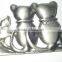 pewter clothes hanger