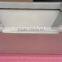 Large square aluminum bowl with hole in flat bottom center anodizing surface