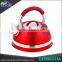 2016 High Quality 3L Color coating Stainless Steel chinese Tea water kettle