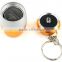 Travel 6 LED Mini aluminium material key ring torch/flashlight