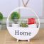 2016 High quality wall hanging houseware decoration wooden flower pot