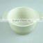 5" cream ceramic soup tureen with handles with cheap price in stocklot