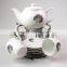 Ceramic Tea Set, Porcelain Coffee Set With Decal