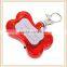 Cute Pet Collar Pendant Bone Flashing LED Light Red