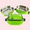 1.8L Stainless Steel Heated Lunch Box Tiffin Carrier/Leakproof Bento Lunch Box