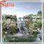 Factory design large outdoor artificial fiberglass decoration waterfall rocks for gardens