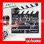 UCHOME Clapper Board Shaped Wall Clock Film Alarm Clock Decoration Clock