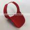 Sponge Red Color Blank Unstructure Sun Hat And Visor Cap