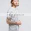 High Quality Custom Longline Cut Short Sleeve Crew Neck Stripe men's 100% Cotton 180gsm Soft Jersey Casual Blank T-Shirt