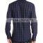 SZXX Hot Sale Casual lattice Blouse Long Sleeve For Mens Shirts