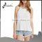 Large armhole tank T strap tank with drop hole