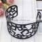 Personality high quality iron stars hollow black bangle jewelry manufacture