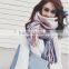 2017 High Quality Stripe Design New Arrival Ladies Winter Scarf