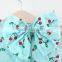 Baby Organic Clothing Cherry Sets Vintage Clothing Wholesale Bow On Shoulder Outfit