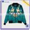 China Wholesale Custom Fleece Jacket Embroidered Jacket Bomber Jacket