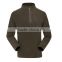 OEM custom diffent colors zipper up long sleeve polar fleece jacket