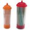 plastic straw dispenser, acrylic straw dispenser, drinking straw dispenser, straw holder
