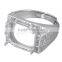 Wedding rings 925 sterling silver ring setting