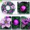 Wholesale artificial christmas wreaths decorated plastic christmas wreaths