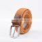 Good quality leather strap tassels braided belt without buckle/fashion lady belt