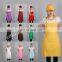 New Design Poly Cotton Black Bib Apron Hotel Kitchen Apron