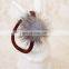 Cute mink fur elastic hand made real fur ball hairband for girl woemn hair