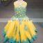 Little Queen Ball Gown Scoop Neckline Lace Colorful Choice Flower Girl Dress For 3-5 Year Old