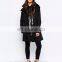 Wide collar Trench Coat with D-ring waist belt and cuffs