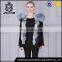 Short style light blue winter women jacket parka with real raccoon fur