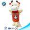 Funny custom finger puppets animal dolls plush hand puppet toys popular soft stuffed custom hand puppets