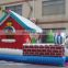 Inflatable Xmas Decoration House PVC Red Snowman Play House for Christmas