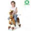 HI 2017 Hot sale mechanical plush ride on horse toy pony for kids