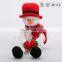 ODM design Promotional Christmas soft snowman plush toy