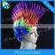 factory price football fan wig/hair colorful sports football fans party wig
