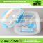 Convinent Transparent Plastic Microwave Sealable Lunch Boxes Bento /Wholesale Bento Boxes Set With Dismounted Fork &Spoon