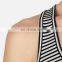 womens stringer tank top white black stripe tank top custom high quality