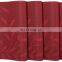 Hotel dinning Vinyl red leaf pvc placemats