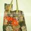 Printed Cotton Canvas Handbag coin purse and scarf