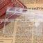 hight quality clear vinyl pvc zipper pouch