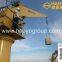 HAOYO Marine Hydraulic Offshore Pedestal Crane 2T 12M ship crane fixed boom type