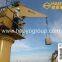 HAOYO Stiff boom marine crane 2000kg Hydraulic small Marine Deck Boat Lifting Crane for sale