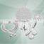 High pressure Bathroom 2 in 1 Shower rainfall Double Shower Heads Combo Set
