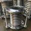 flange connect stainless steel tube exhaust expansion metal bellows