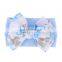 Floral Printed Baby Headwrap Headdress Flower Headband bows