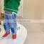 girls' pants Jeans kids trousers blue plain solid Wide Leg Pants children clothes wholesale