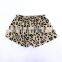 2019 summer girls' clothing sets short sleeve crop tops and shorts leopard print suit